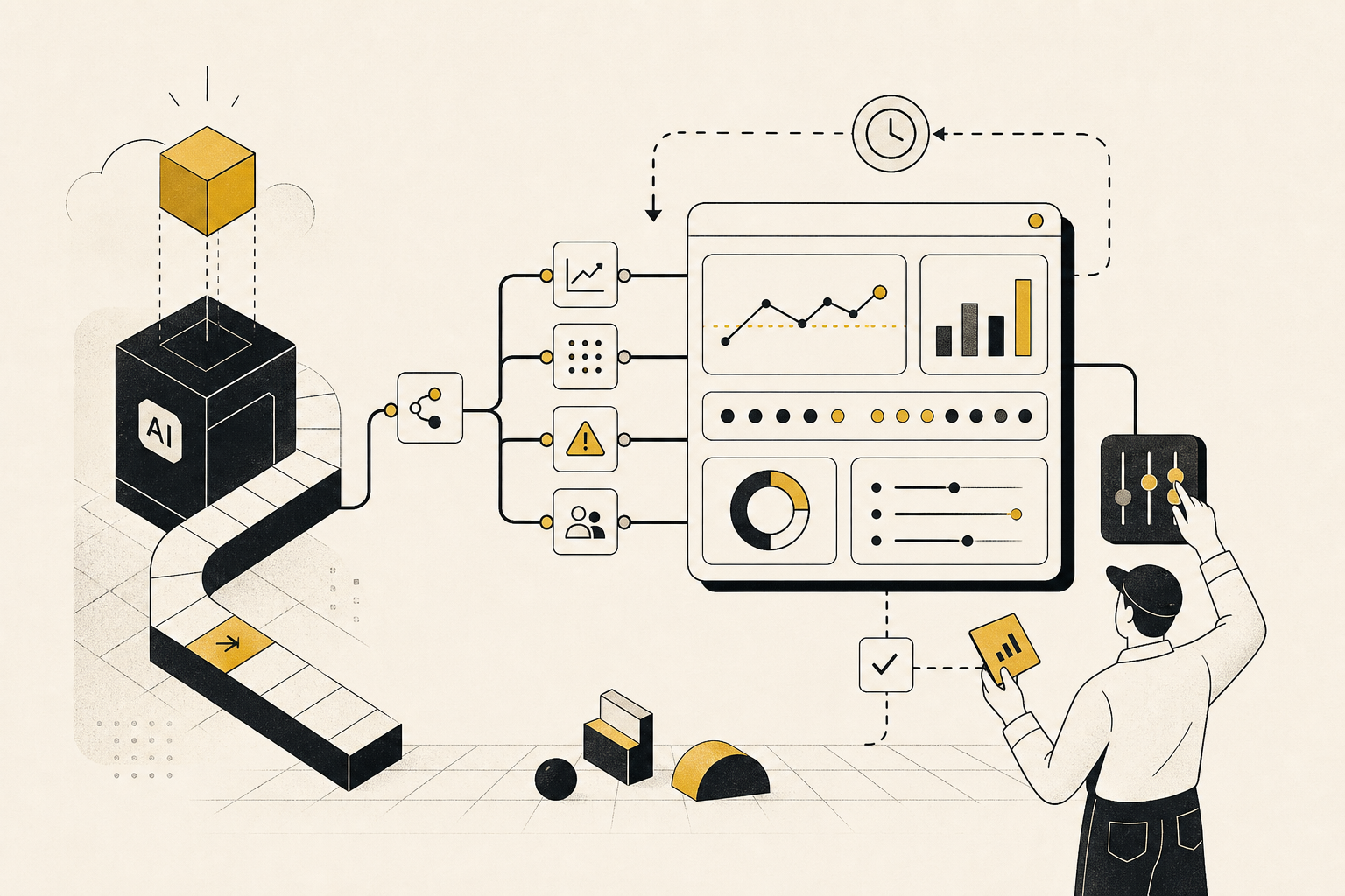 Illustration for How to Monitor an AI Feature After Launch Without a Big Observability Stack